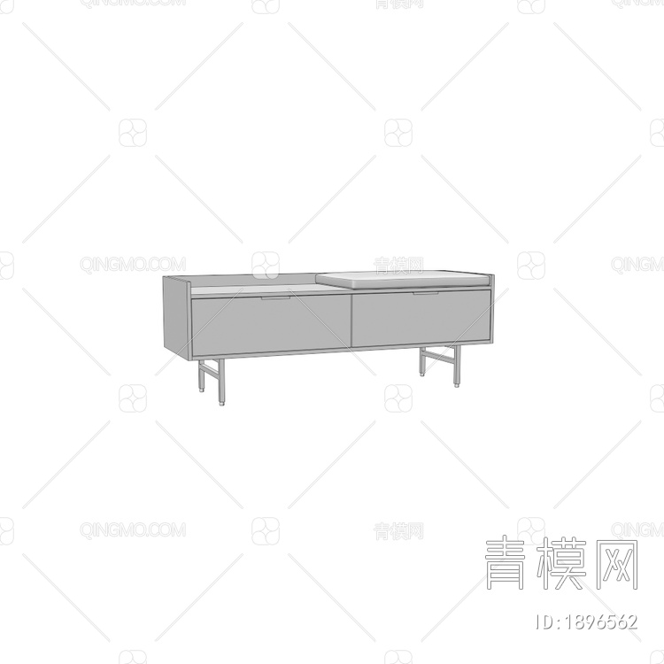 电视柜3D模型下载【ID:1896562】