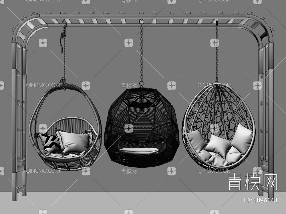 吊椅3D模型下载【ID:1896143】