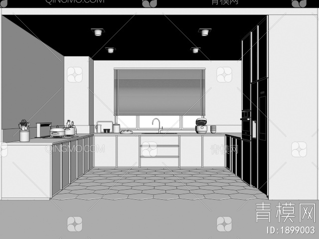 厨房3D模型下载【ID:1899003】