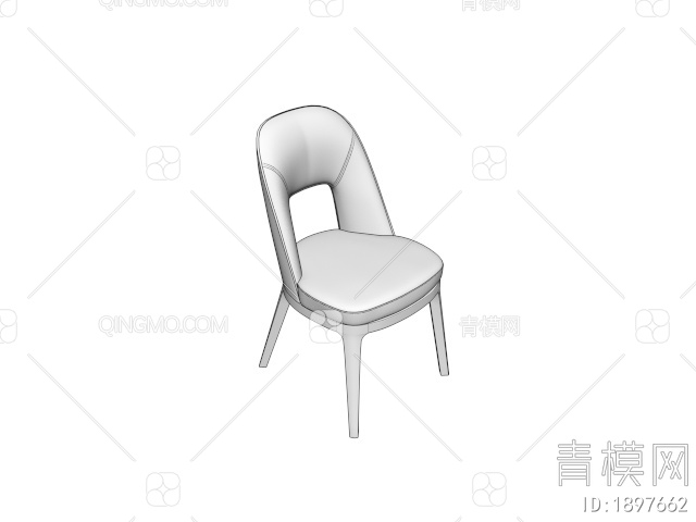 餐椅3D模型下载【ID:1897662】