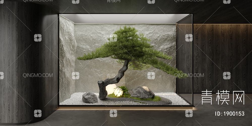 室内造景 植物摆件3D模型下载【ID:1900153】
