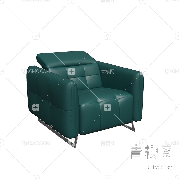 单人沙发3D模型下载【ID:1900132】