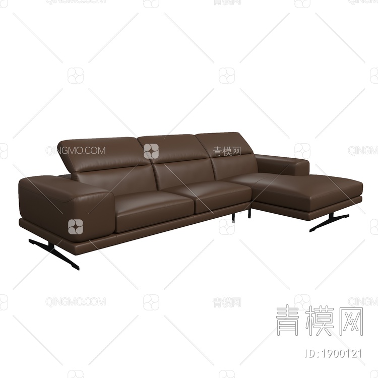 组合沙发 多人沙发3D模型下载【ID:1900121】