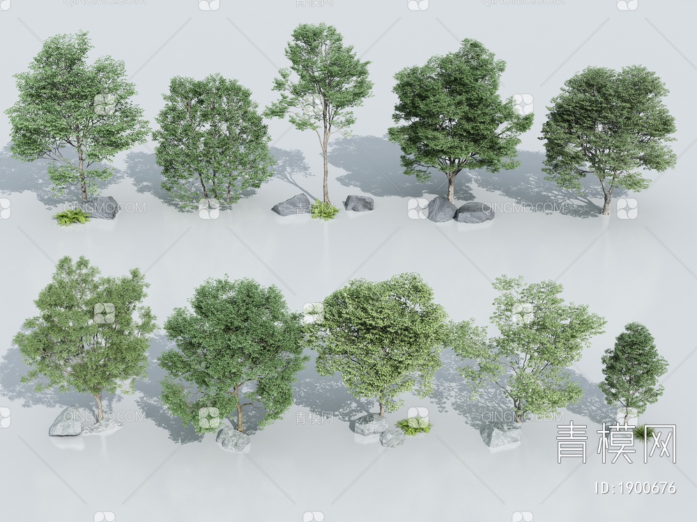 树木3D模型下载【ID:1900676】