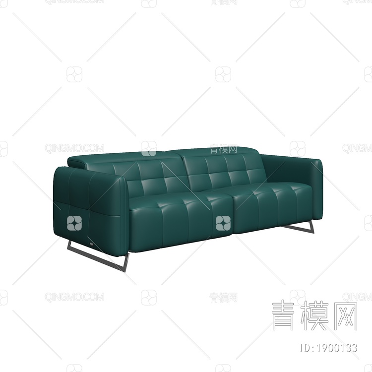 双人沙发3D模型下载【ID:1900133】