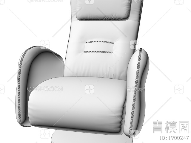 单人沙发 按摩椅 休闲椅 办公椅3D模型下载【ID:1900247】