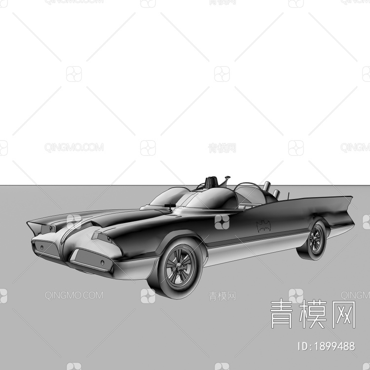 蝙蝠侠战车3D模型下载【ID:1899488】