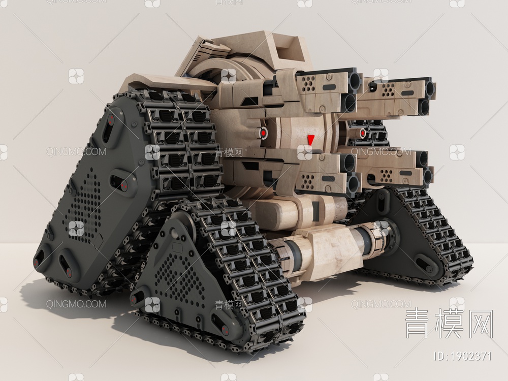 坦克3D模型下载【ID:1902371】