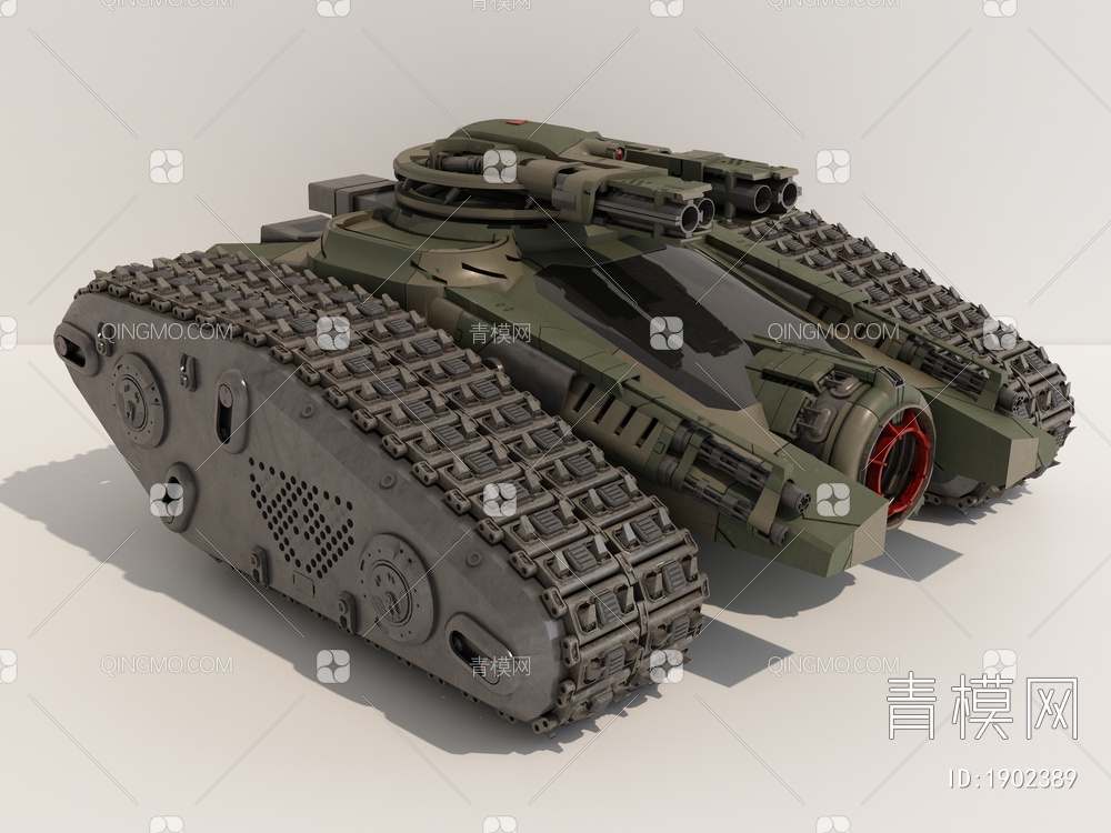 坦克3D模型下载【ID:1902389】