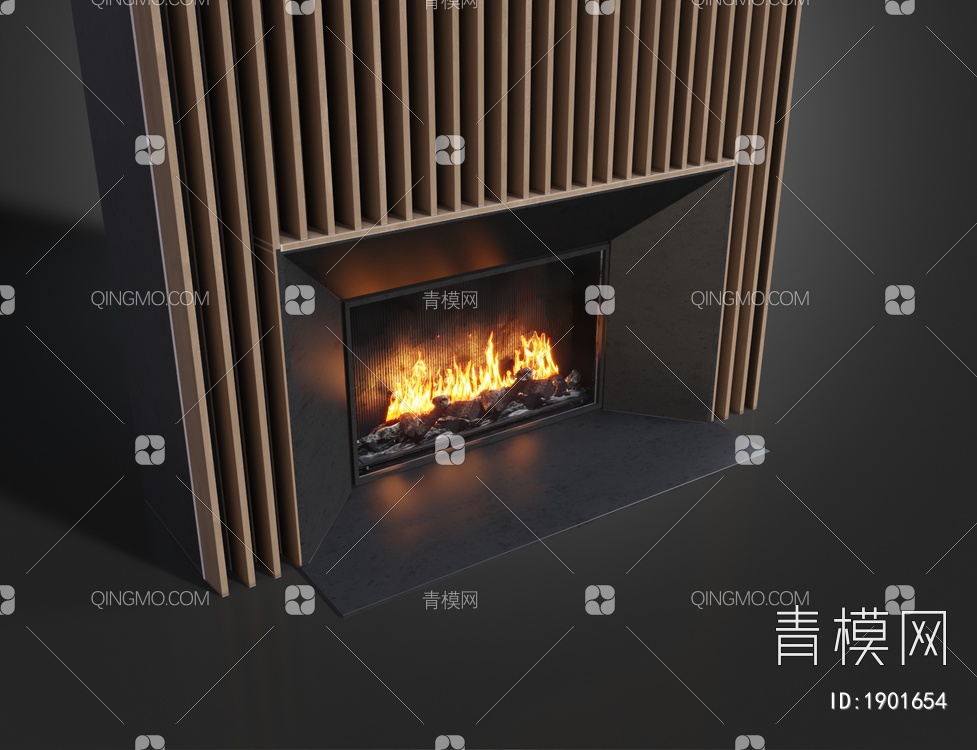 壁炉3D模型下载【ID:1901654】