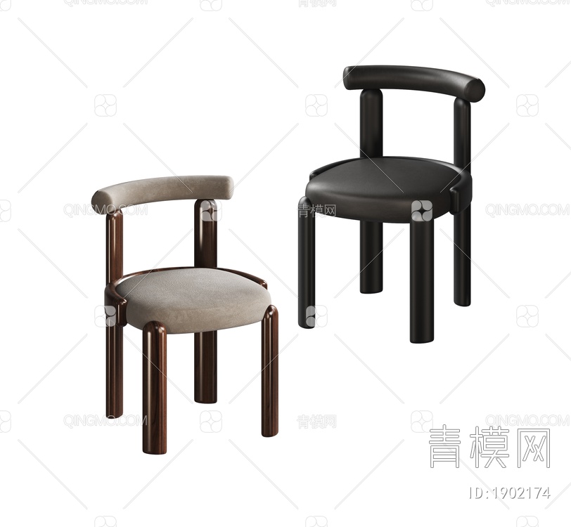 单椅3D模型下载【ID:1902174】