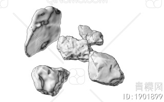 自然界景观 石头3D模型下载【ID:1901899】