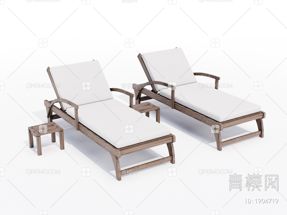躺椅 椅子SU模型下载【ID:1904719】