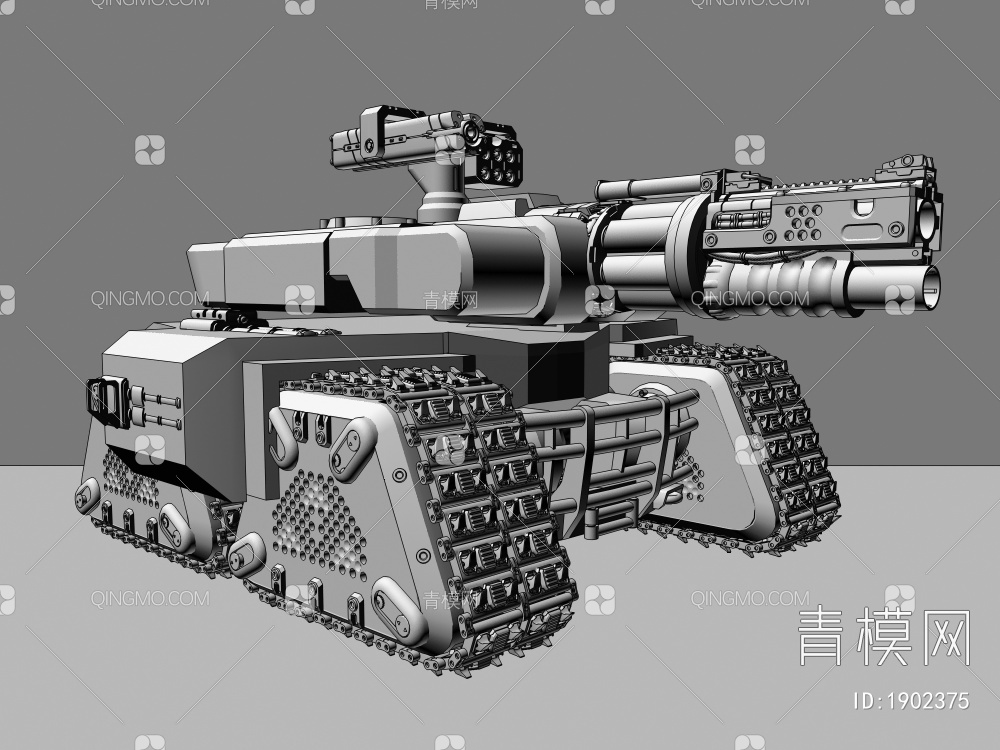装甲车3D模型下载【ID:1902375】