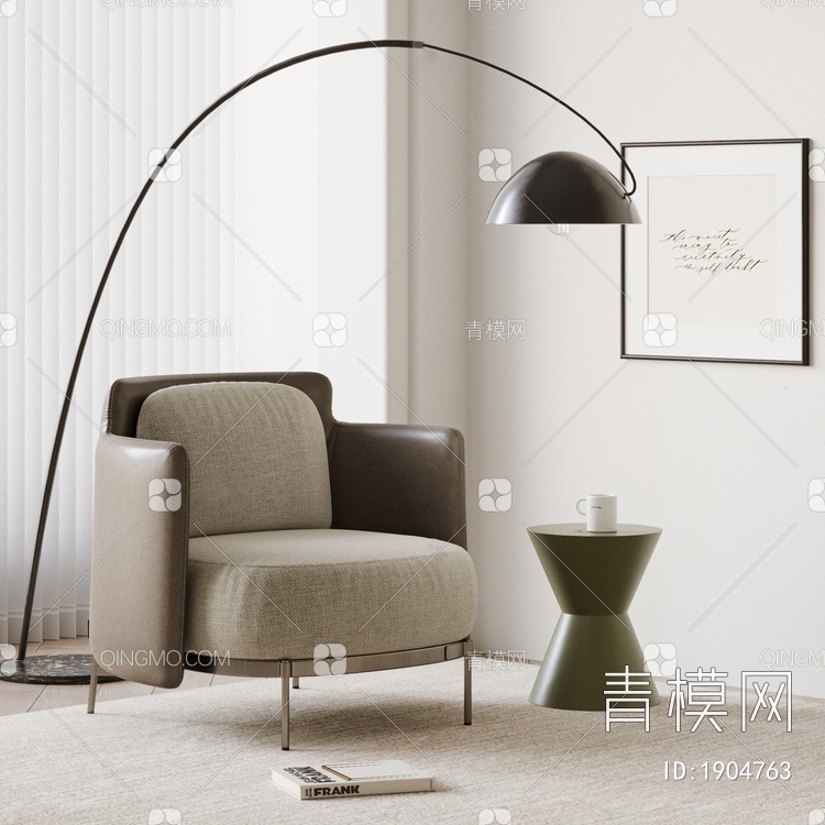 MINOTTI休闲椅 沙发椅3D模型下载【ID:1904763】