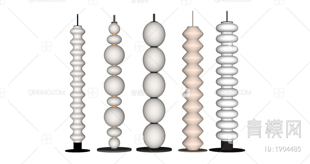 落地灯合集SU模型下载【ID:1904485】