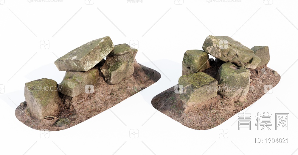 石头SU模型下载【ID:1904021】