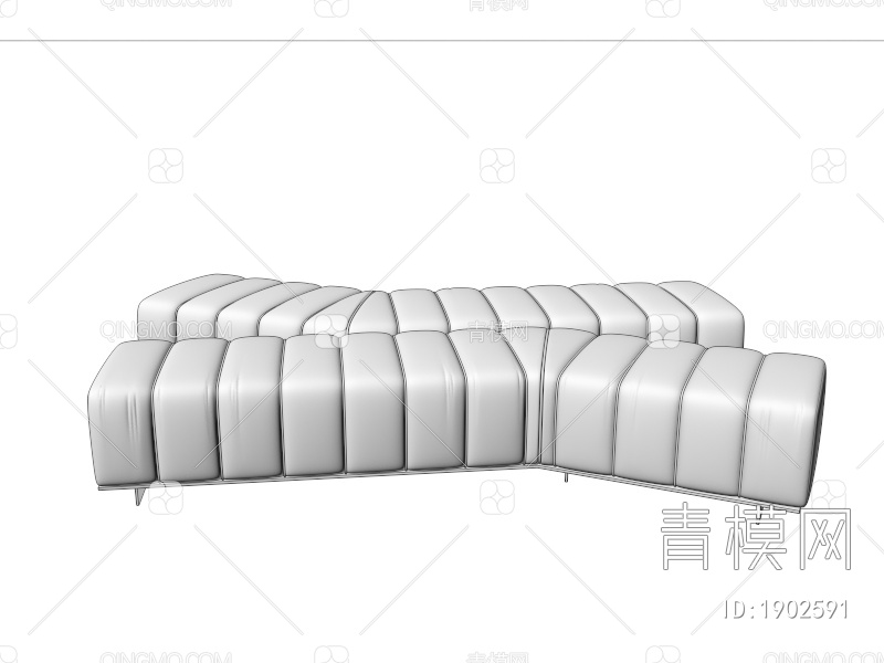 多人沙发3D模型下载【ID:1902591】