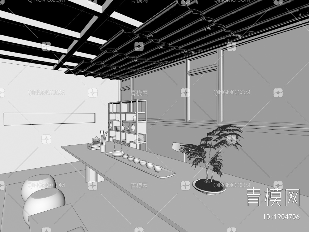 阳光房3D模型下载【ID:1904706】