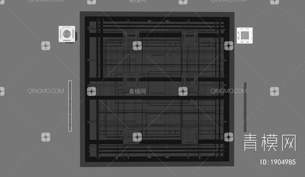 建筑构件SU模型下载【ID:1904985】