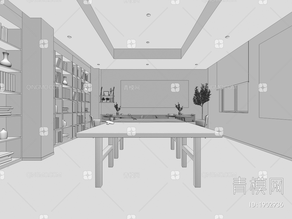 乒乓球室3D模型下载【ID:1902936】