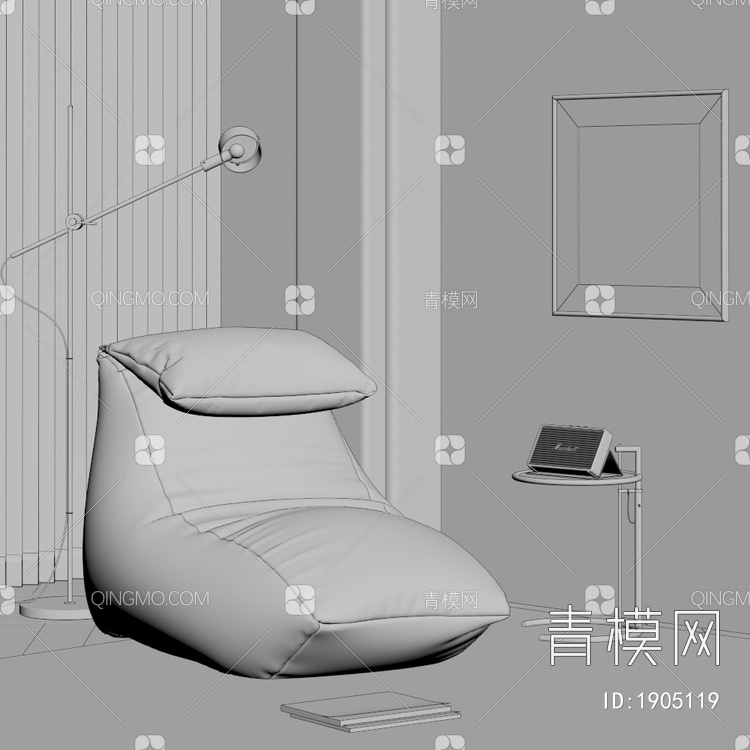 懒人沙发 软体沙发3D模型下载【ID:1905119】