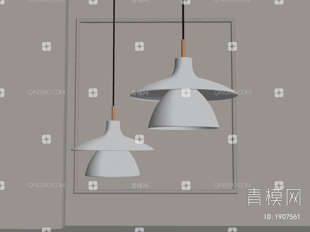 吊灯SU模型下载【ID:1907561】