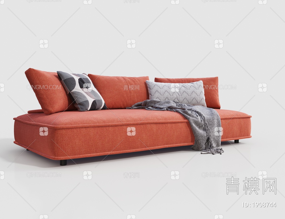 休闲沙发3D模型下载【ID:1908744】