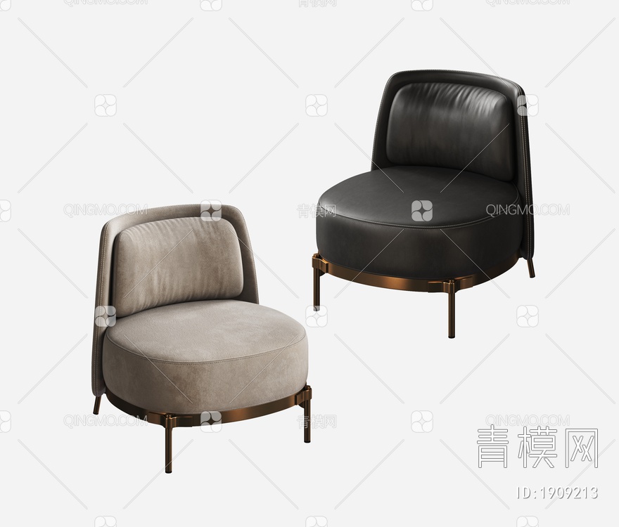 单椅3D模型下载【ID:1909213】