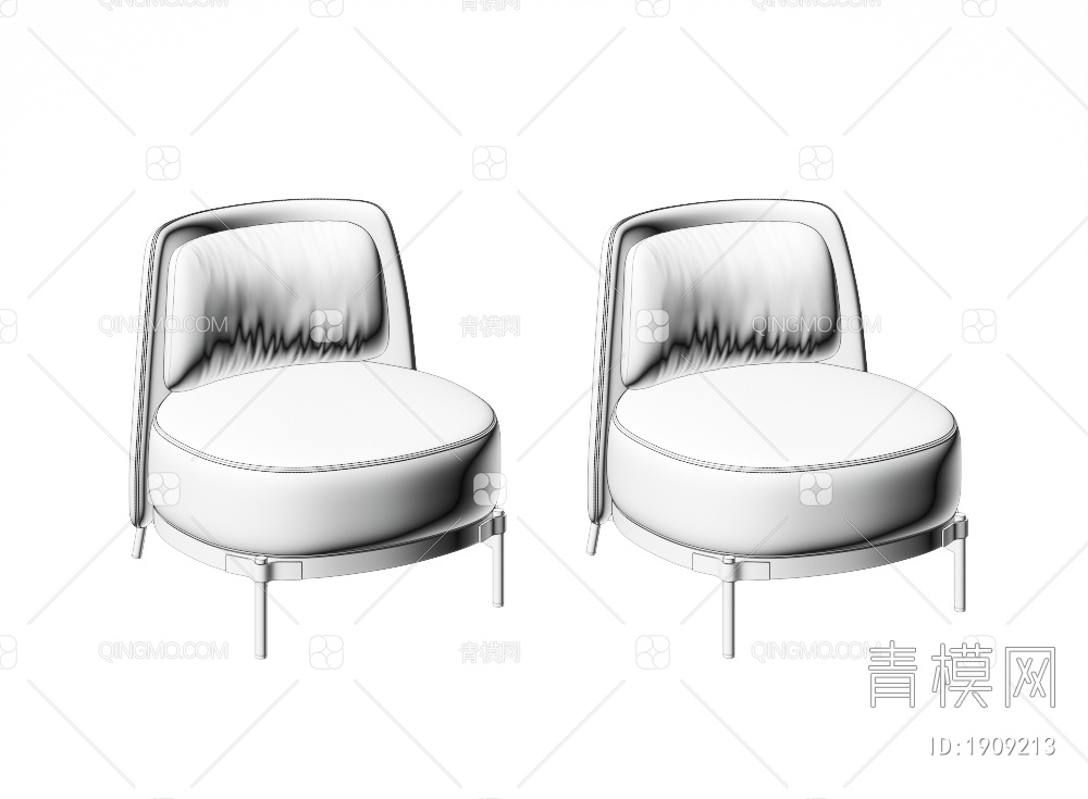 单椅3D模型下载【ID:1909213】