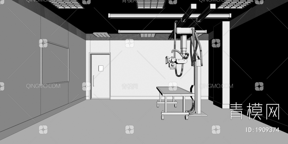 医院DR室 X光室3D模型下载【ID:1909374】