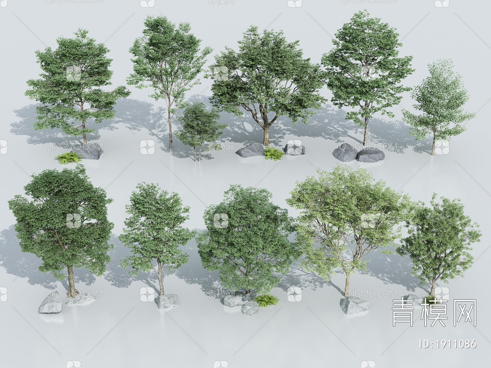 景观树3D模型下载【ID:1911086】