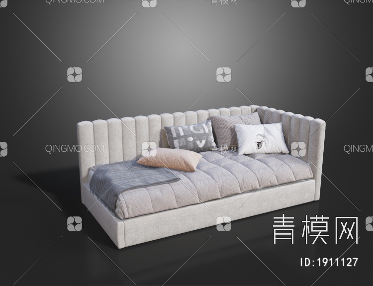 沙发床 单人床3D模型下载【ID:1911127】