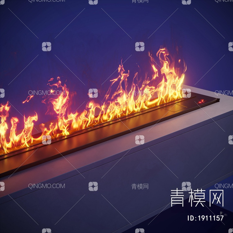 电子火焰壁炉3D模型下载【ID:1911157】