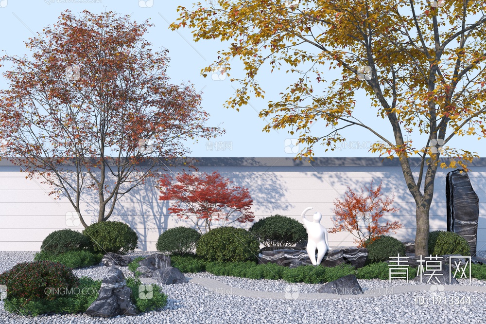 庭院景观3D模型下载【ID:1913344】