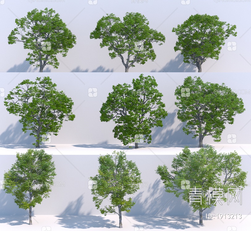 树木3D模型下载【ID:1913213】