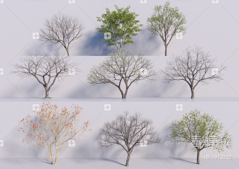 树木3D模型下载【ID:1913202】
