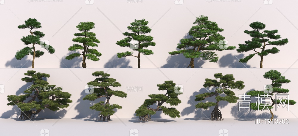 树木3D模型下载【ID:1913203】