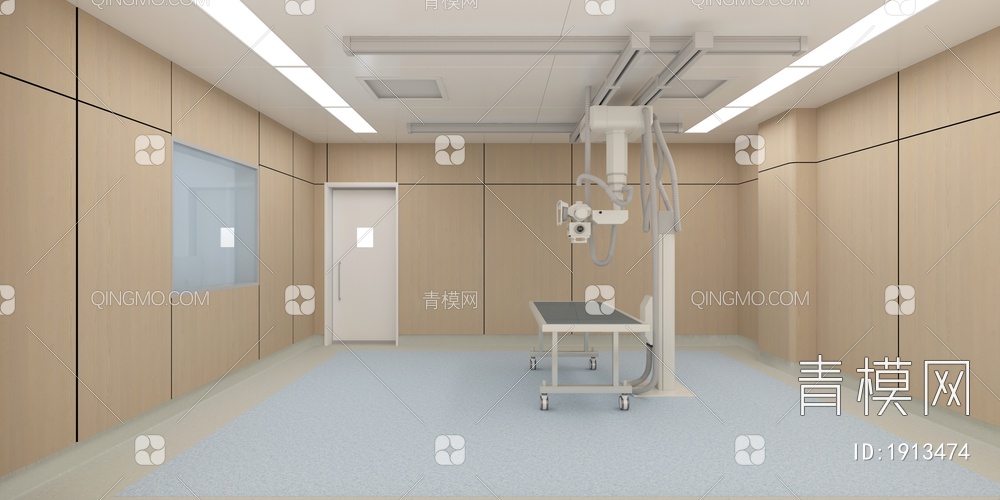 医院DR室3D模型下载【ID:1913474】