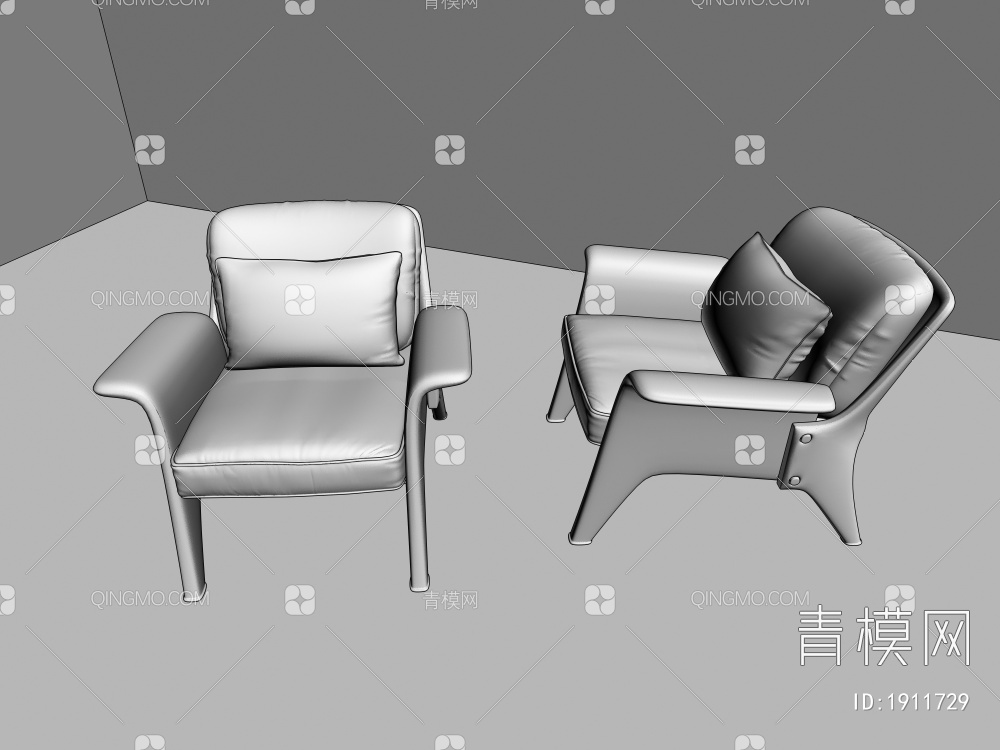 休闲椅3D模型下载【ID:1911729】