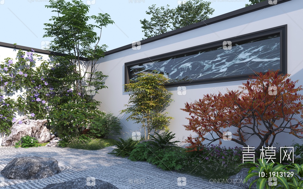 庭院景观组合3D模型下载【ID:1913129】