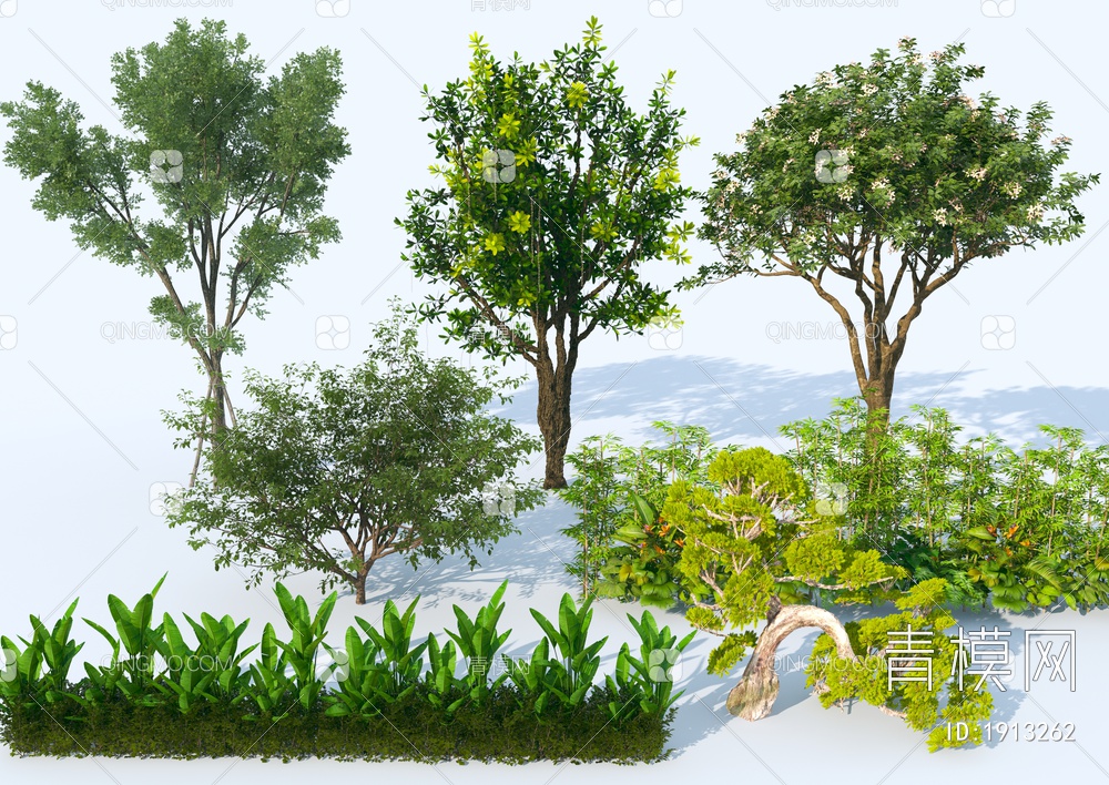 树木3D模型下载【ID:1913262】