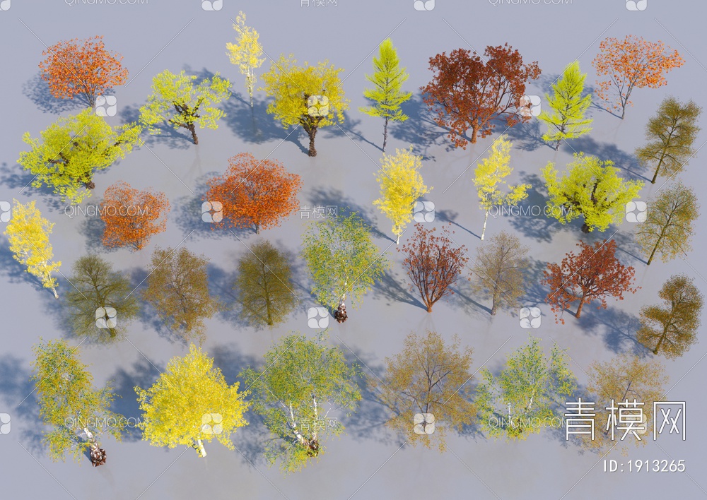 树木3D模型下载【ID:1913265】