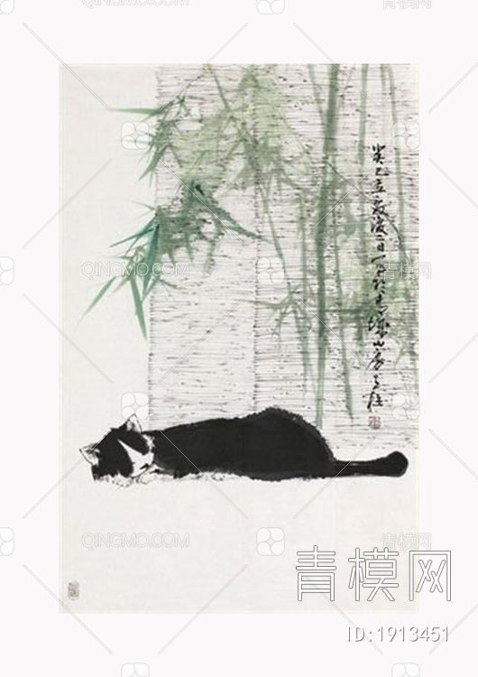 中式风格装饰画贴图下载【ID:1913451】