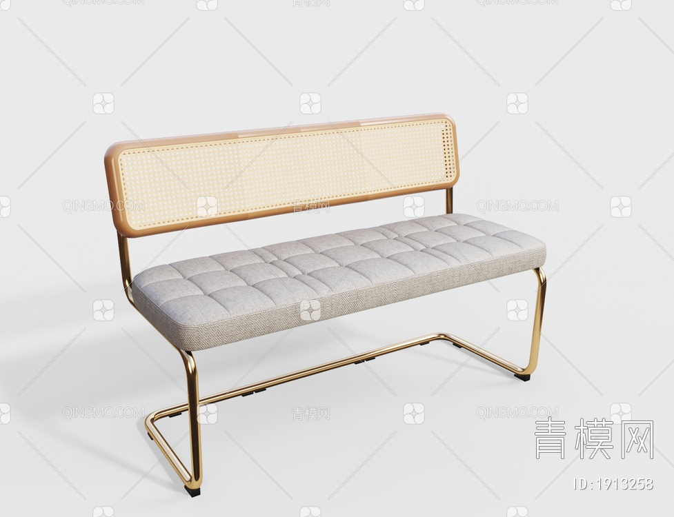 藤编椅子3D模型下载【ID:1913258】