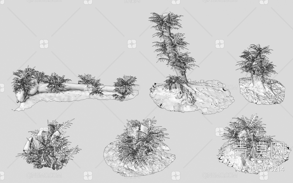 树木3D模型下载【ID:1913214】