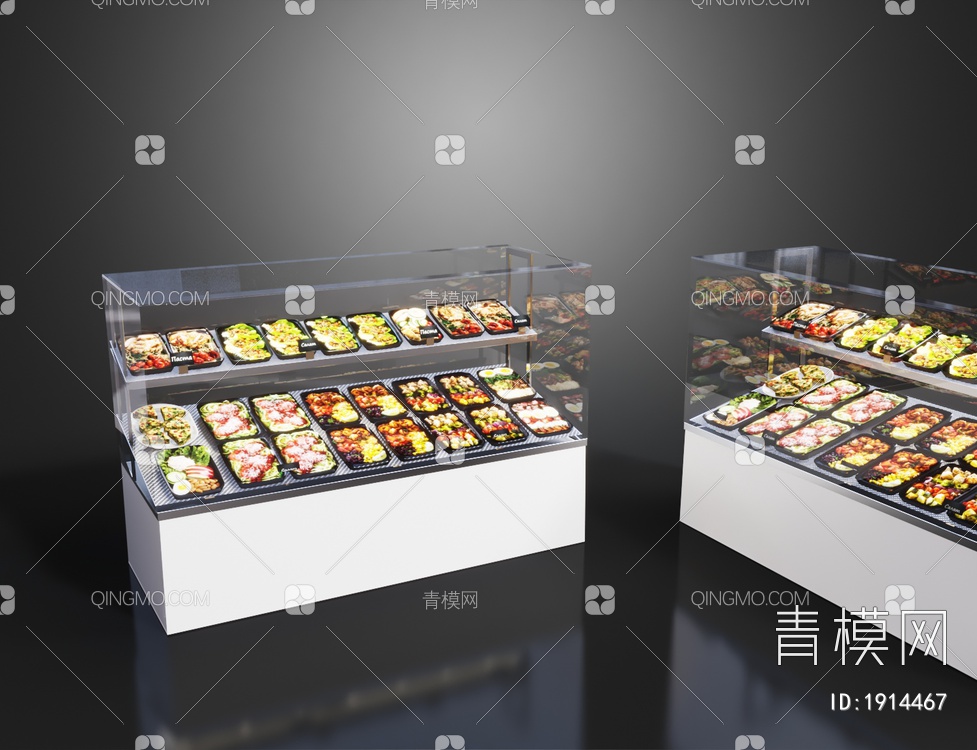 快餐保鲜柜3D模型下载【ID:1914467】