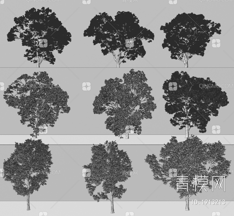 树木3D模型下载【ID:1913213】