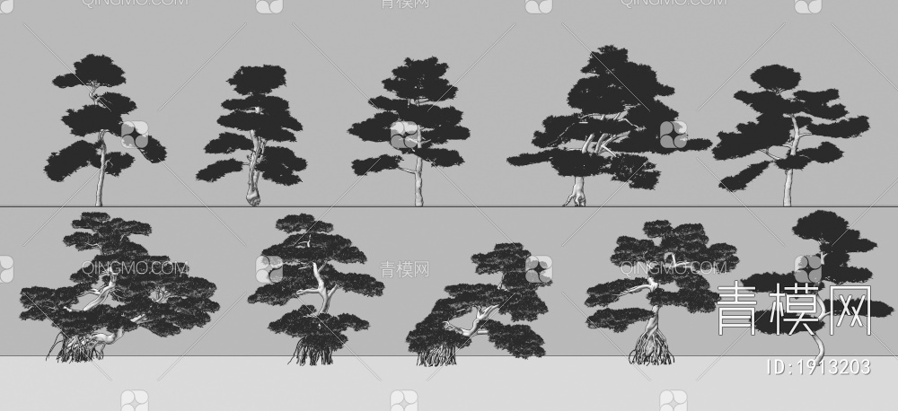树木3D模型下载【ID:1913203】