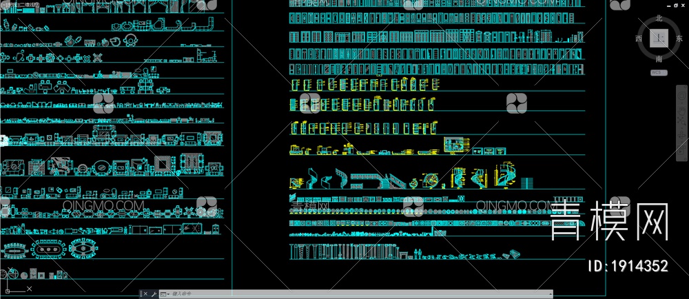 cad高端家具图纸【ID:1914352】